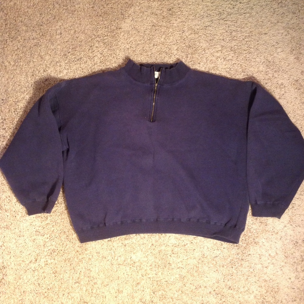 Women's XL navy blue Gap Sport 1/4 zip sweatshirt